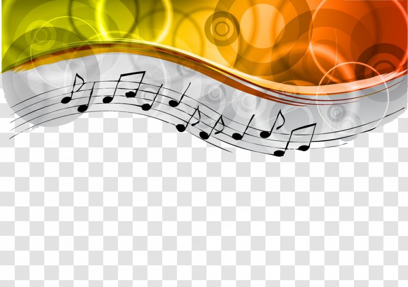Musical Note Royalty-free Clip Art - Cartoon - Colorful Background Transparent PNG