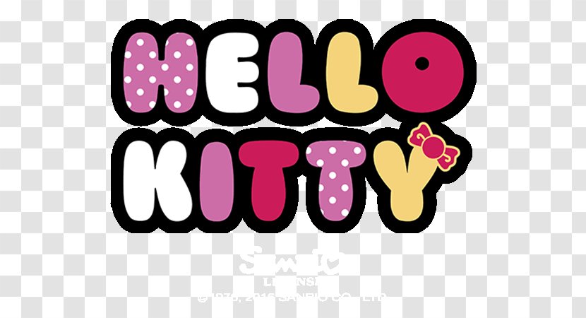 Hello Kitty Font - Pink Transparent PNG