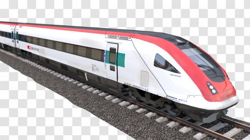 TGV Train Passenger Car Rail Transport Chiasso Railway Station - Railroad Transparent PNG