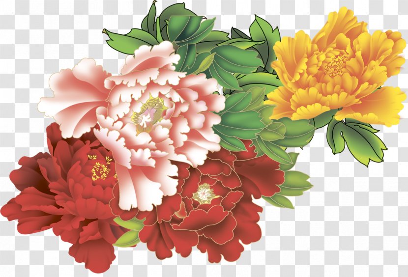 Moutan Peony Clip Art Floral Design Flower - Bouquet Transparent PNG