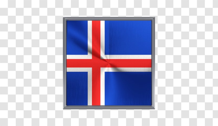 Square Meter Display Device Flag - Of Iceland Transparent PNG