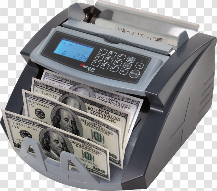 Currency-counting Machine Counterfeit Money Banknote - Denomination Transparent PNG