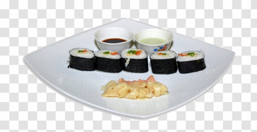 Sushi Japanese Cuisine European Dinner - Serveware - Picture Transparent PNG