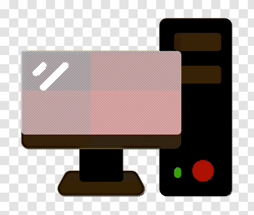 Computer Icon Office Equipment Icon Pc Icon Transparent PNG
