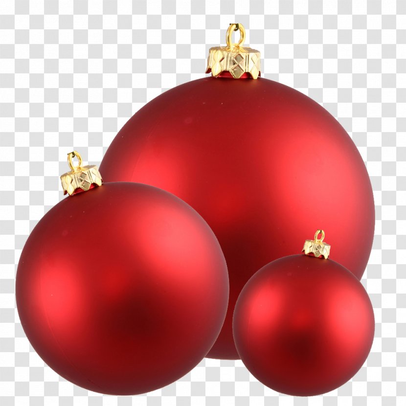 Christmas Ornament Tree Decoration Clip Art - Red Ball Transparent PNG