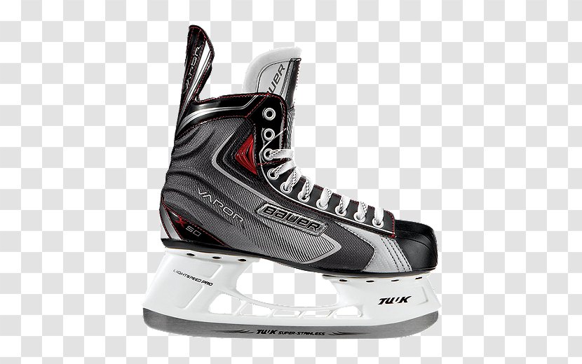 Ice Skates Bauer Hockey Equipment Skating - Nike Vapor Transparent PNG