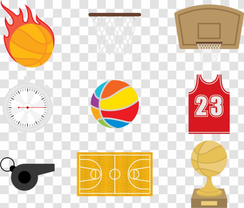 Basketball Court Clip Art - Logo - Vector Material Transparent PNG