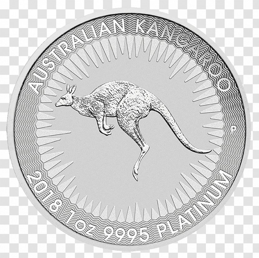 Perth Mint Kangaroo Platinum Coin Bullion - Australia Transparent PNG