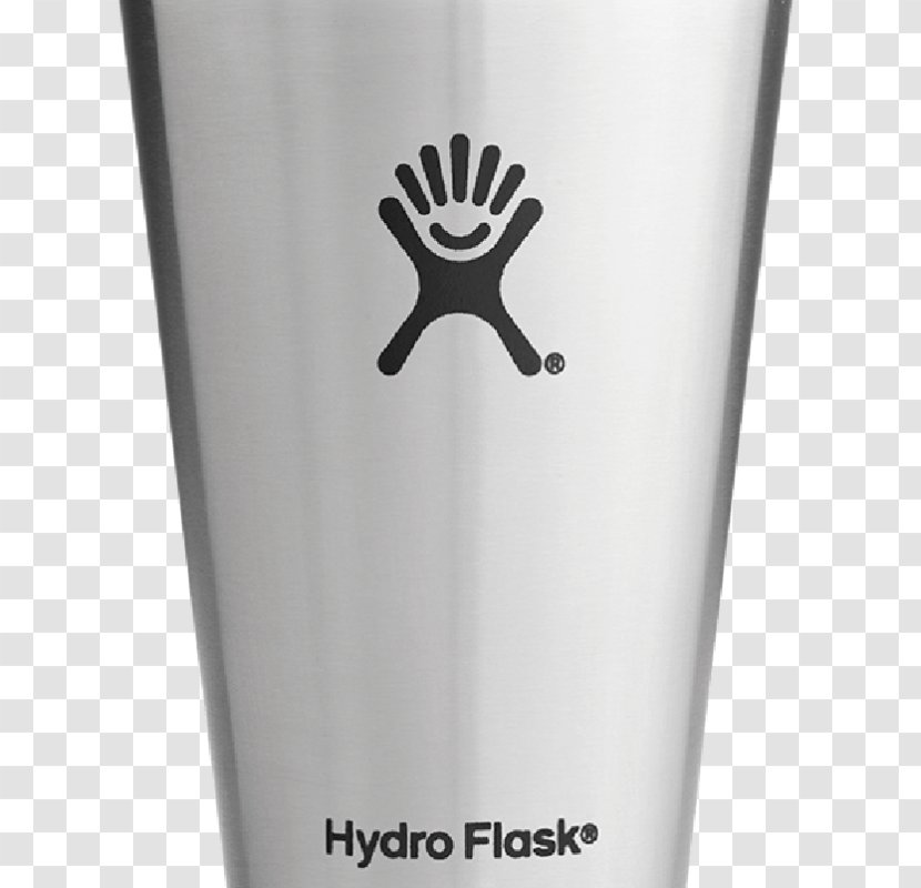 Hydro Flask Thermoses Pint Glass Imperial Stainless Steel - Black And White - Bottle Transparent PNG