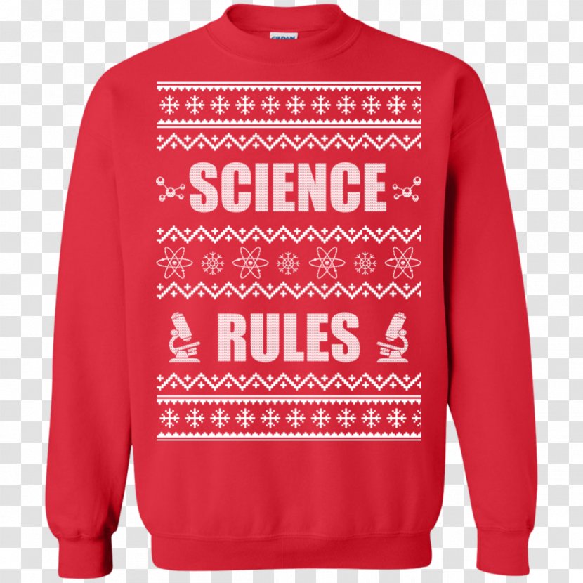 T-shirt Sweater Sleeve Bluza Christmas Jumper - Santa Claus Transparent PNG