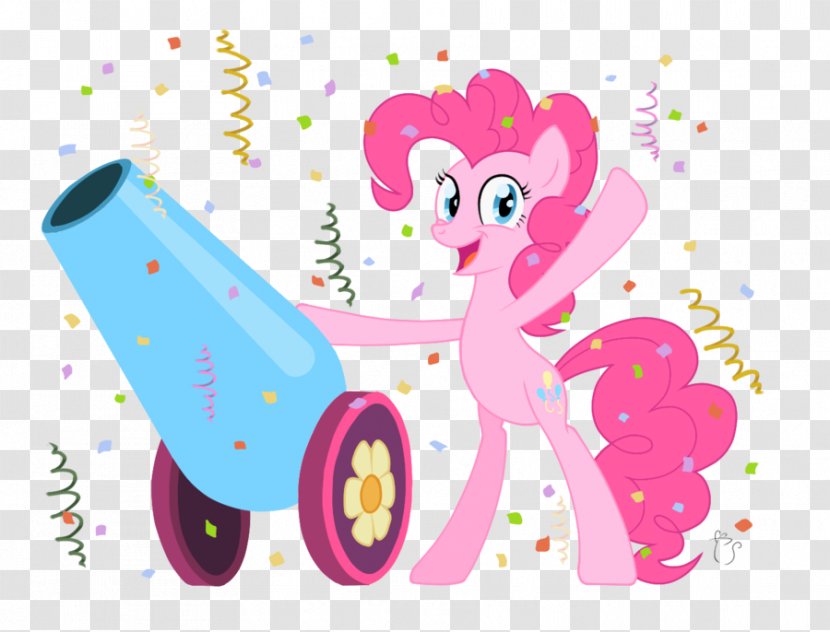 Happy Birthday Pinkie Pie Party Wish - Watercolor Transparent PNG