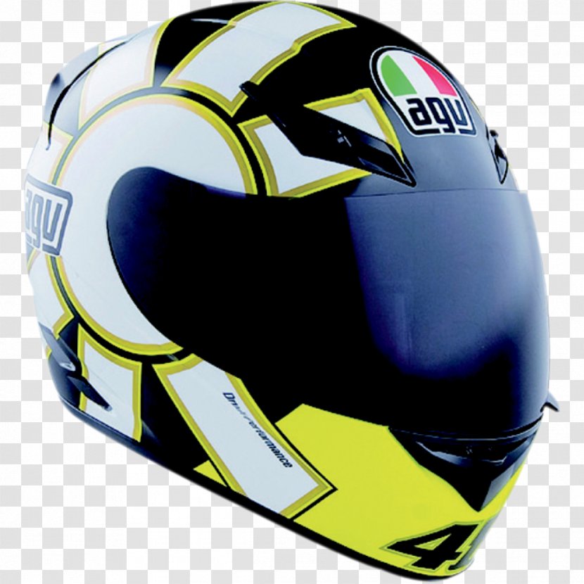 Motorcycle Helmets AGV Grand Prix Racing - Football Helmet - Valentino Rossi Transparent PNG