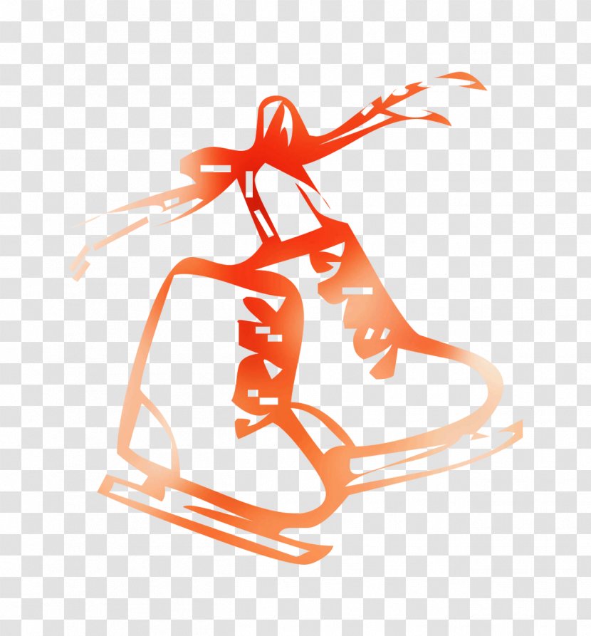 Illustration Clip Art Logo Product Design - Orange - Shoe Transparent PNG