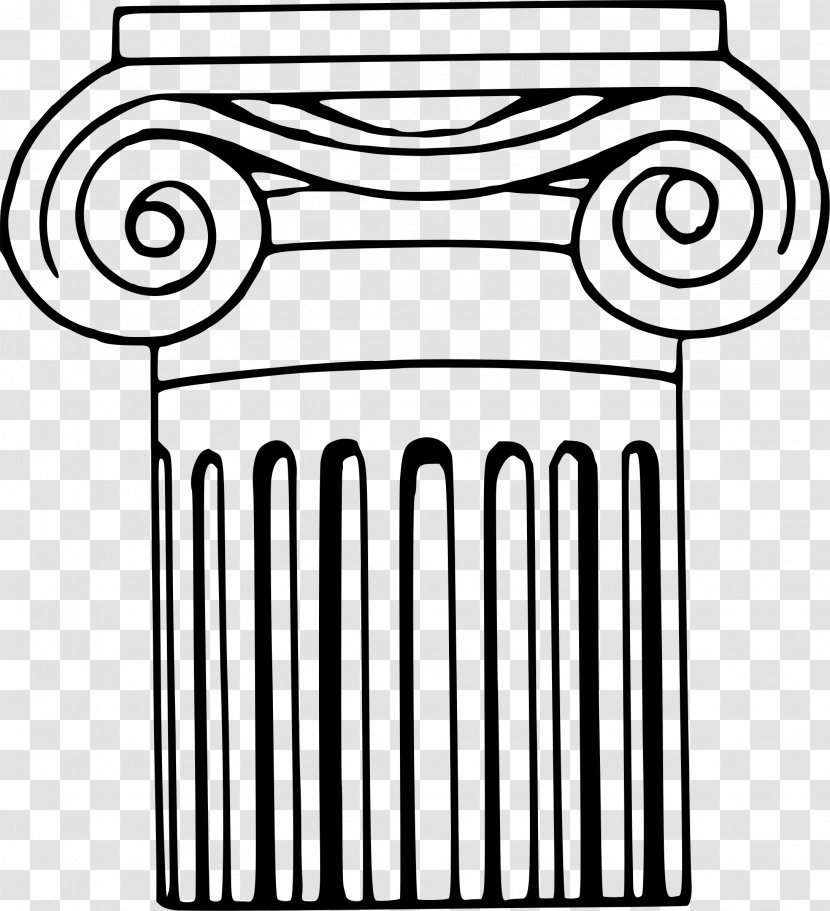 Ancient Greece Greek Architecture Classical Order Doric - Column Transparent PNG