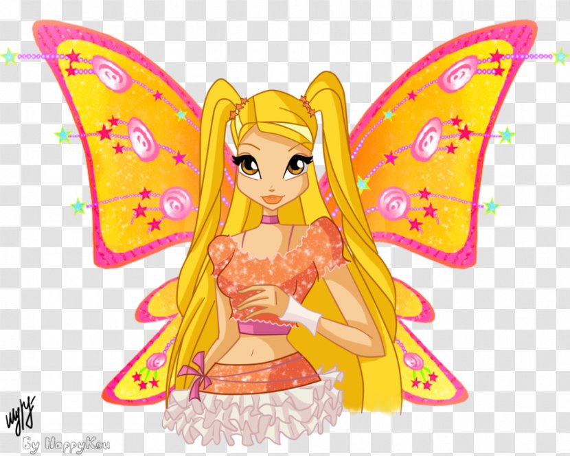 Stella Roxy Flora Tecna Musa - Winx Club Season 5 - Happy Hours Transparent PNG