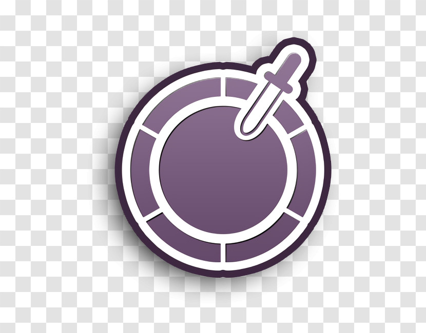 Tools And Utensils Icon Dropper Icon Choosing Color With Dropper On A Colors Wheel Icon Transparent PNG