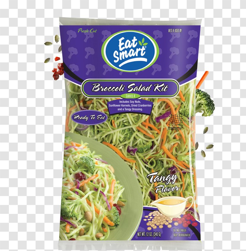 Broccoli Slaw Vegetarian Cuisine Coleslaw Leaf Vegetable - Recipe Transparent PNG