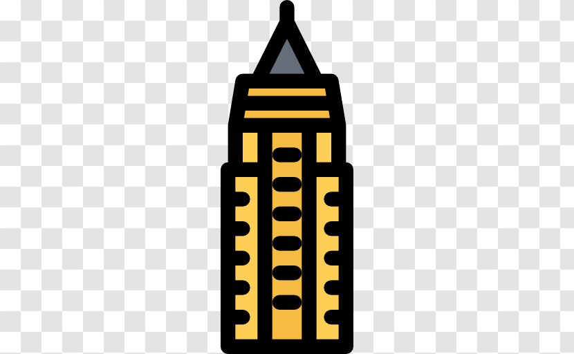 Empire State Building - Yellow - Buildin Transparent PNG