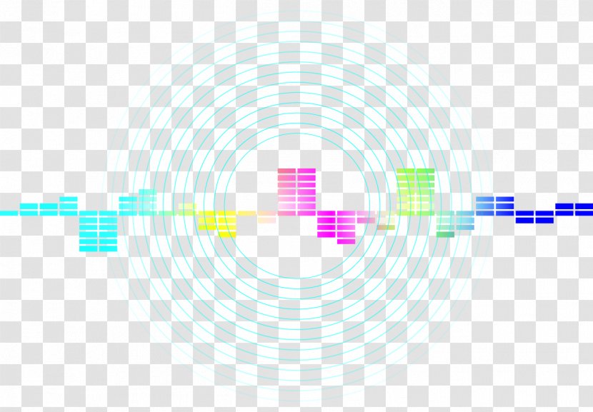 Download Graphic Design Clip Art - Text - Radiation Color Science And Technology Circles Squares Transparent PNG