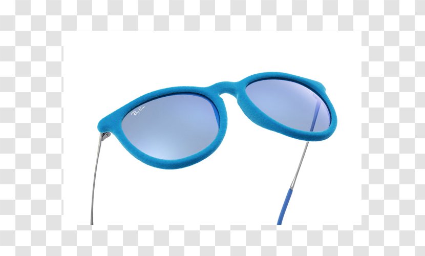 Goggles Ray-Ban Erika Classic Sunglasses Blue - Azure - Ray Ban Transparent PNG