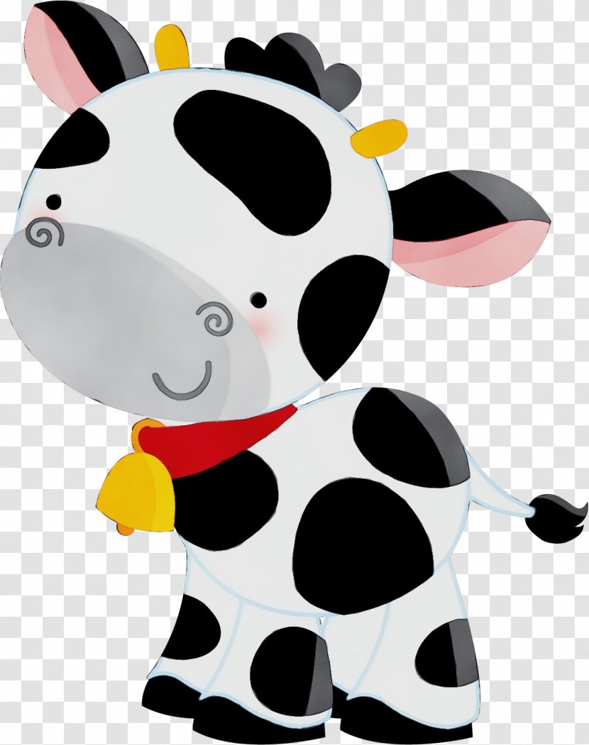 Dairy Cow Clip Art Cartoon Bovine Animal Figure - Toy Snout Transparent PNG