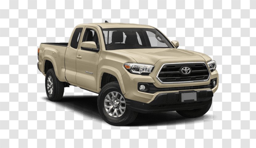 2018 Toyota Tacoma SR5 Access Cab V6 Pickup Truck Four-wheel Drive Transparent PNG