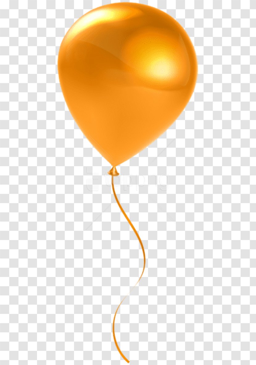Balloon Clip Art Orange Birthday - Mushroom Cloud Transparent Top Transparent PNG