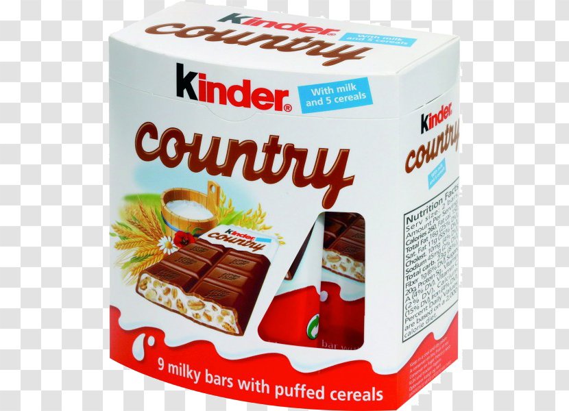 Kinder Chocolate Bueno Surprise Bar Cereali - Nutella Transparent PNG