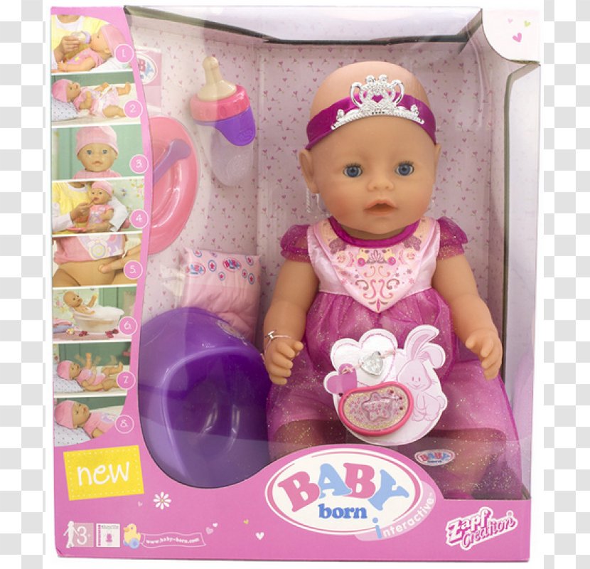 Doll Infant Zapf Creation Toy Toddler Transparent PNG