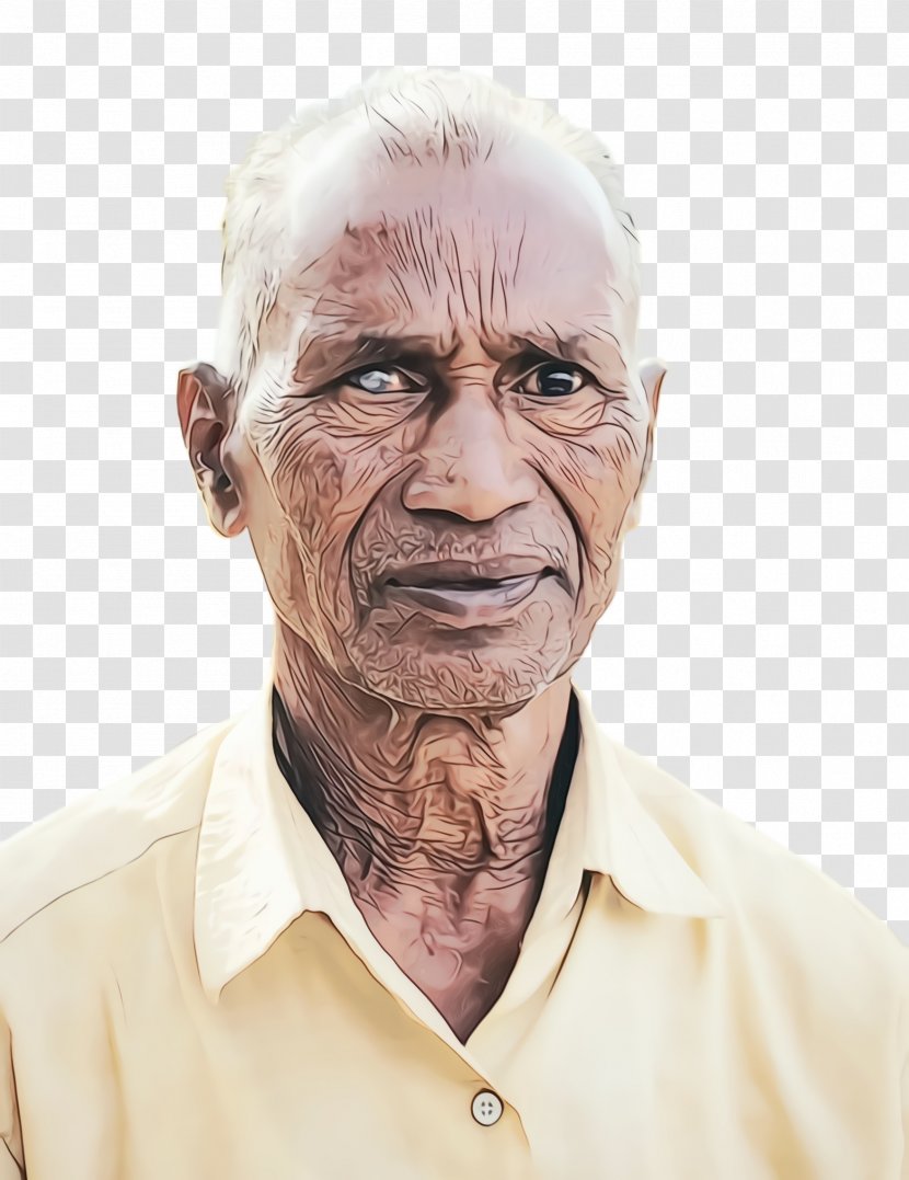 Old People - Wrinkle - Moustache Jaw Transparent PNG