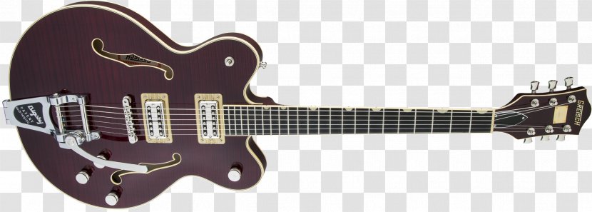 Gretsch Electric Guitar Semi-acoustic Bigsby Vibrato Tailpiece - Electronic Musical Instrument Transparent PNG