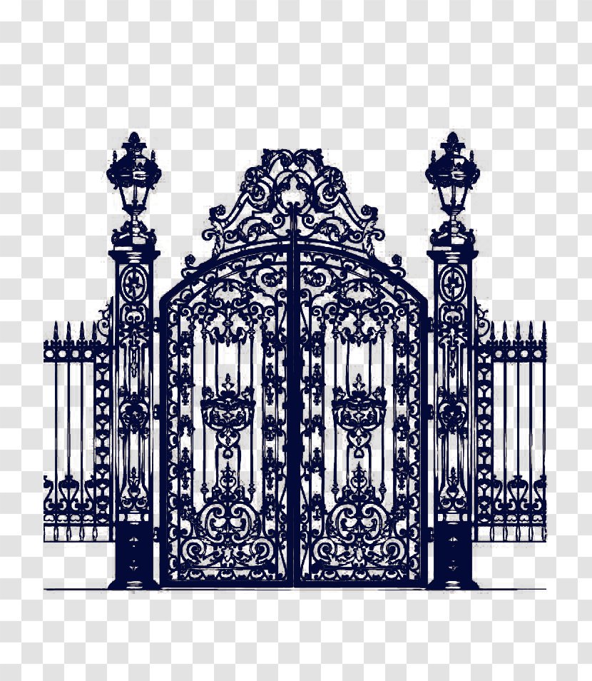 Hand-painted Iron Buckle Creative Background Graphics Free - Gothic Architecture - Medieval Transparent PNG