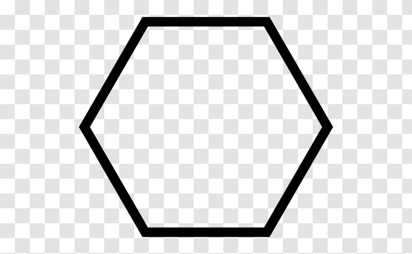 Hexagon Angle .us Pentagon - Black And White Transparent PNG