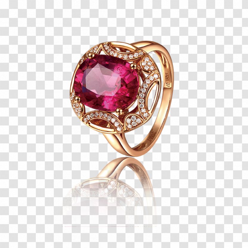 Ring Ruby Fashion Accessory Gemstone - Gold Transparent PNG