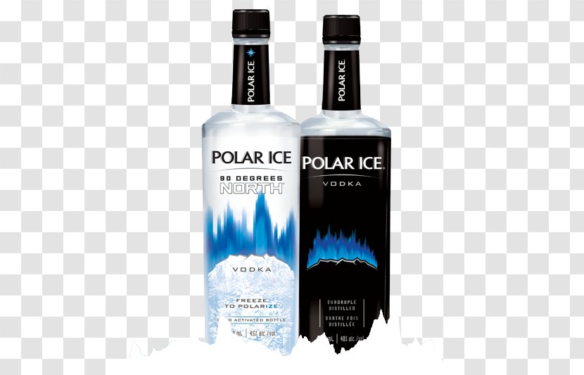 Distilled Beverage Vodka Polar Bear Ice Arctic - Packaging Transparent PNG