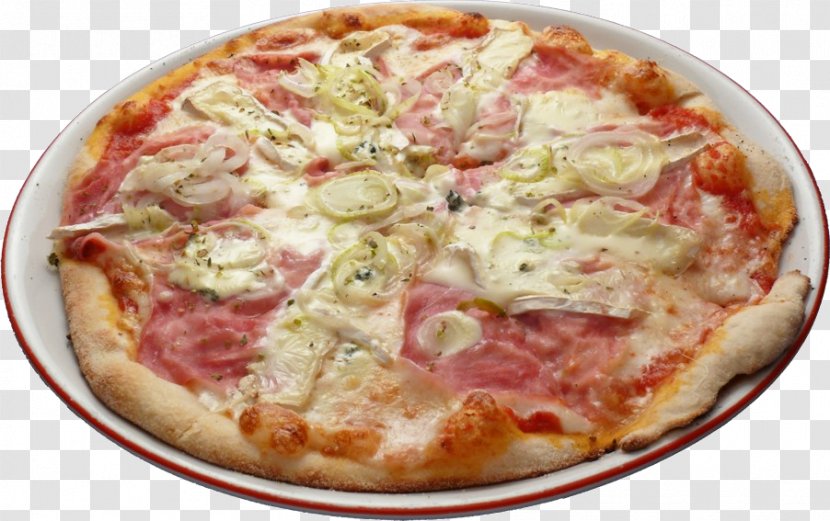 California-style Pizza Sicilian Tarte Flambée Ham - Nova Transparent PNG