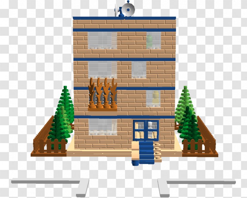 Building Fire House Facade Security Alarms & Systems - Alarm System - Lego Apartment Transparent PNG