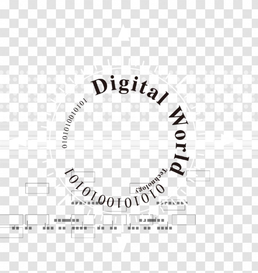 Digital Clock Watch Graphic Design - Text Transparent PNG