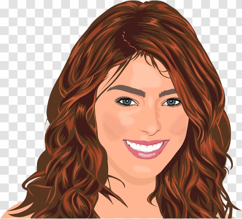 Female Portrait Woman Online Chat - Watercolor Transparent PNG