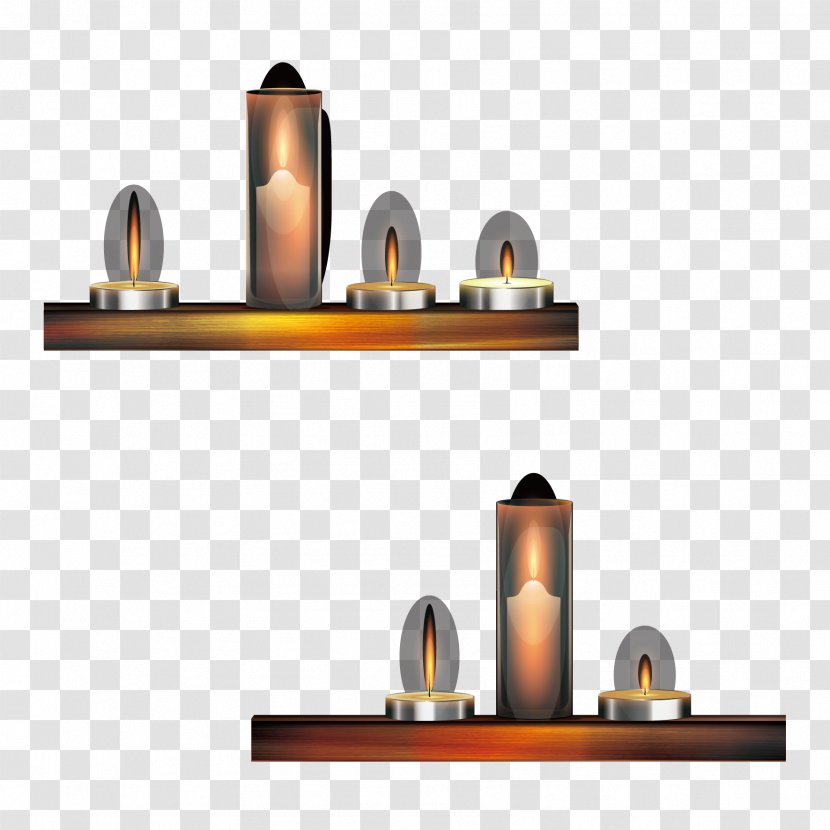 Euclidean Vector Candle - Table - Decoration Transparent PNG