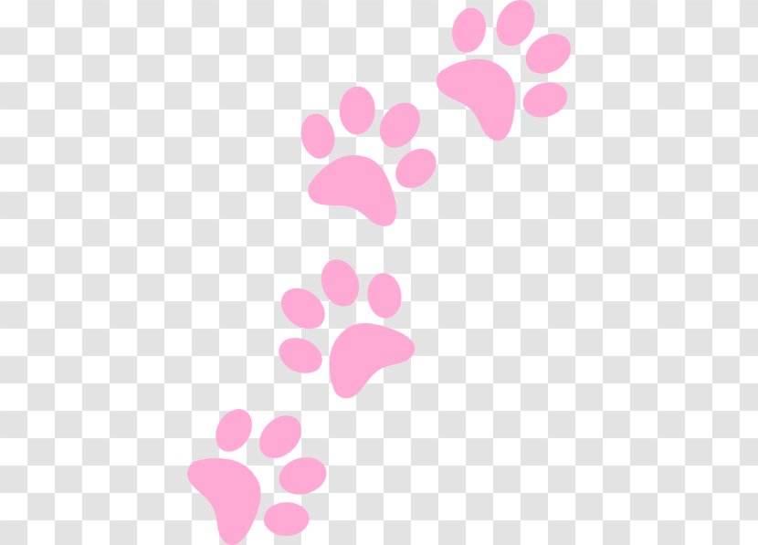 Dog Paw Kitten Clip Art - Text - Paws Transparent PNG