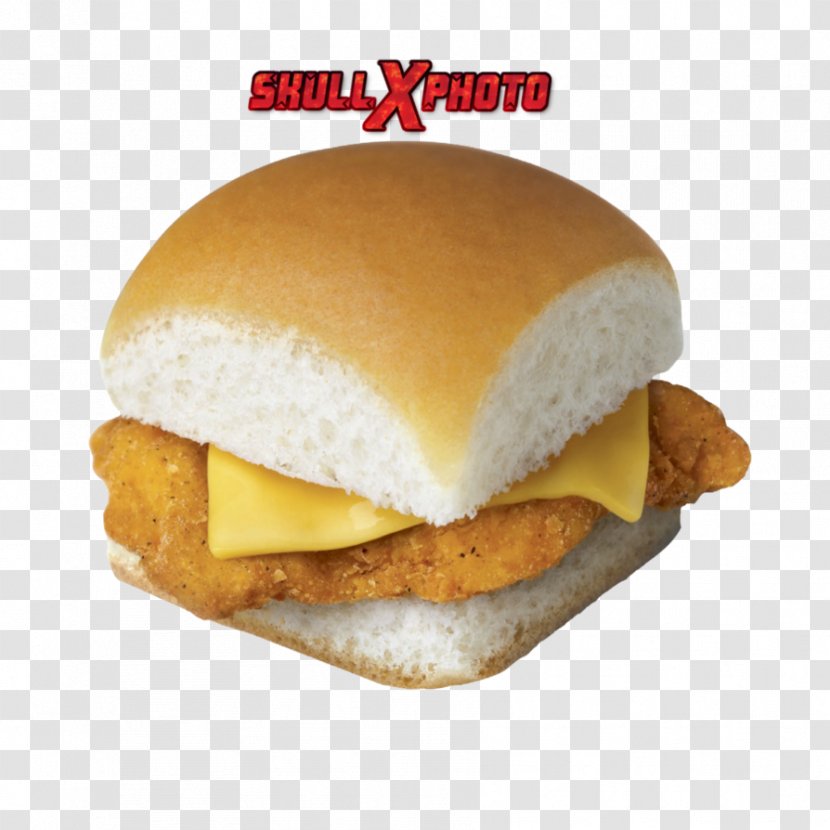 Hamburger Slider Fast Food Cheeseburger Chicken Sandwich - Breakfast - Sandwiches Transparent PNG