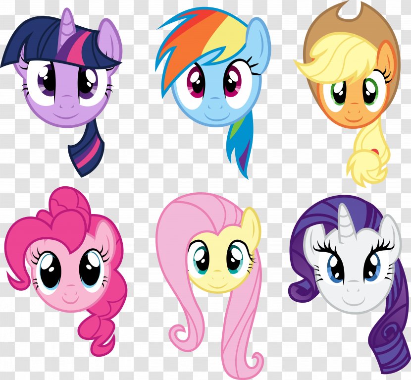 Pinkie Pie Rainbow Dash Applejack Twilight Sparkle Rarity - Flower - My Little Pony Transparent PNG