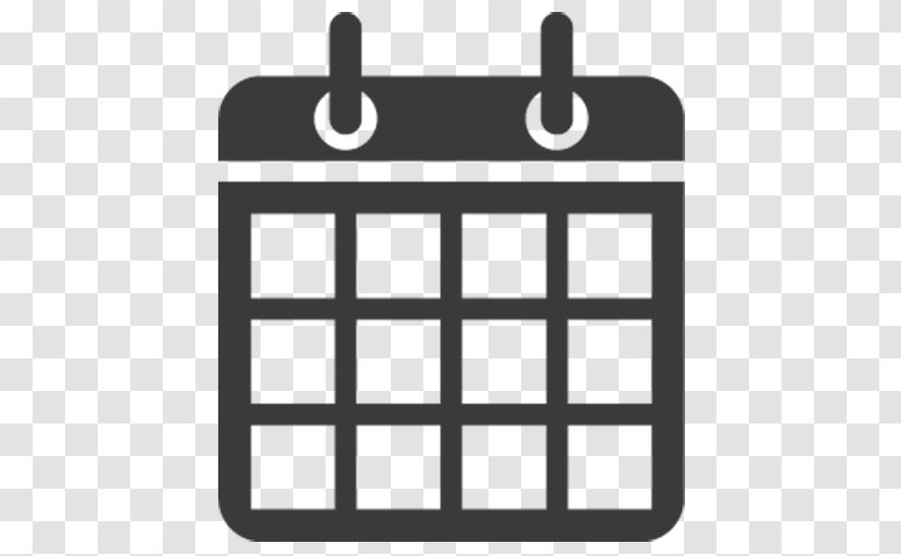 Google Calendar Date Time Pictogram - Black - Answer Sheet Transparent PNG