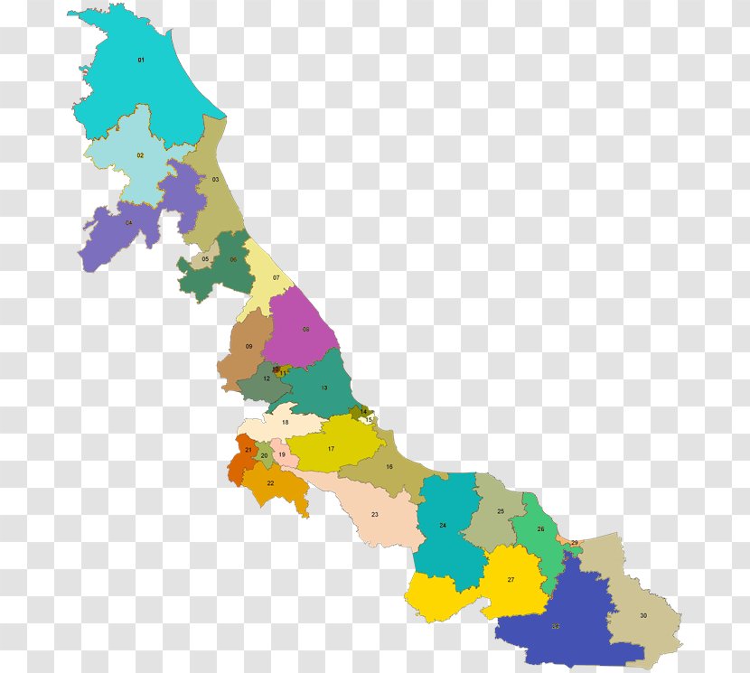 Elecciones Estatales De Veracruz 2018 Election Electoral District Map - Provincial Deputation - Octavio Paz Transparent PNG