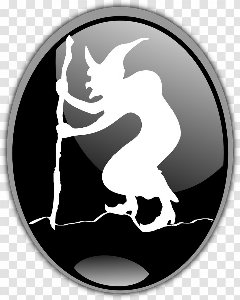 Witchcraft Magician Silhouette - Badge - Witch Transparent PNG