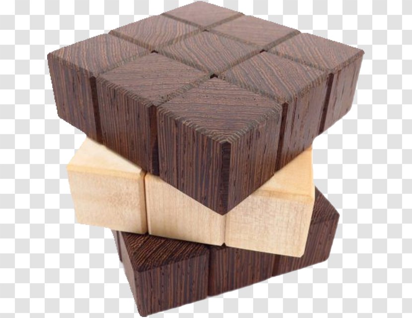 Rubik's Cube Wood Puzzle Shape - Box Transparent PNG
