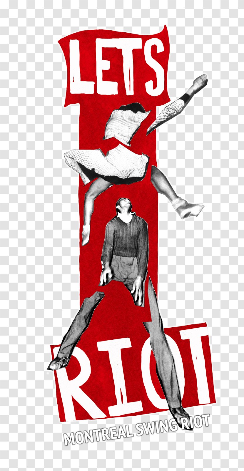 Poster Logo Character - Swing Dancing Transparent PNG