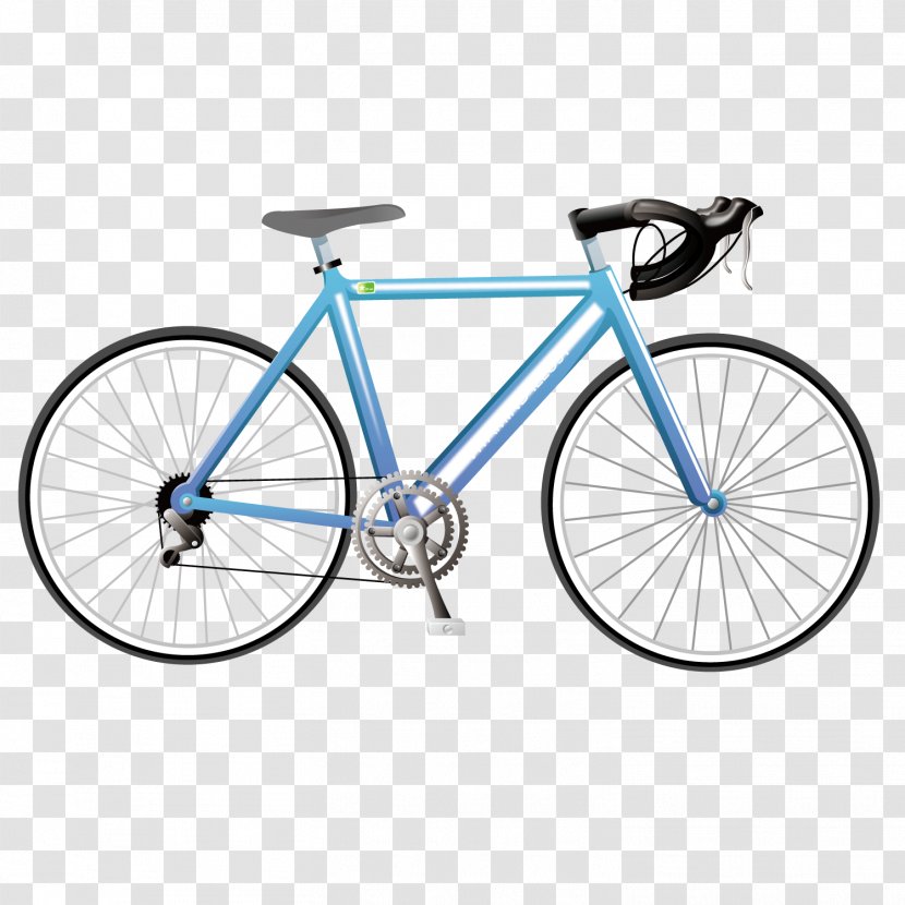 Road Bicycle Cycling Single-speed Mountain Bike - Cyclo Cross - Blue Man Transparent PNG