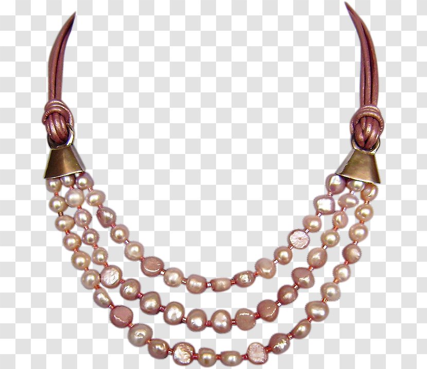Cultured Freshwater Pearls Earring Choker Necklace - Jewelry Design Transparent PNG
